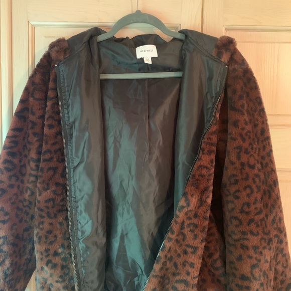 Nine West Cheetah Print Bomber Jacket - Picture 6 of 6